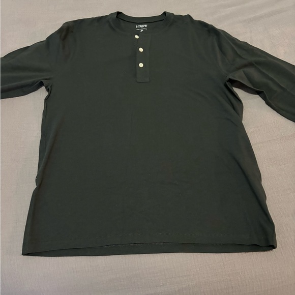 J Crew Men’s Long Sleeve Henley Shirts - Picture 1 of 5